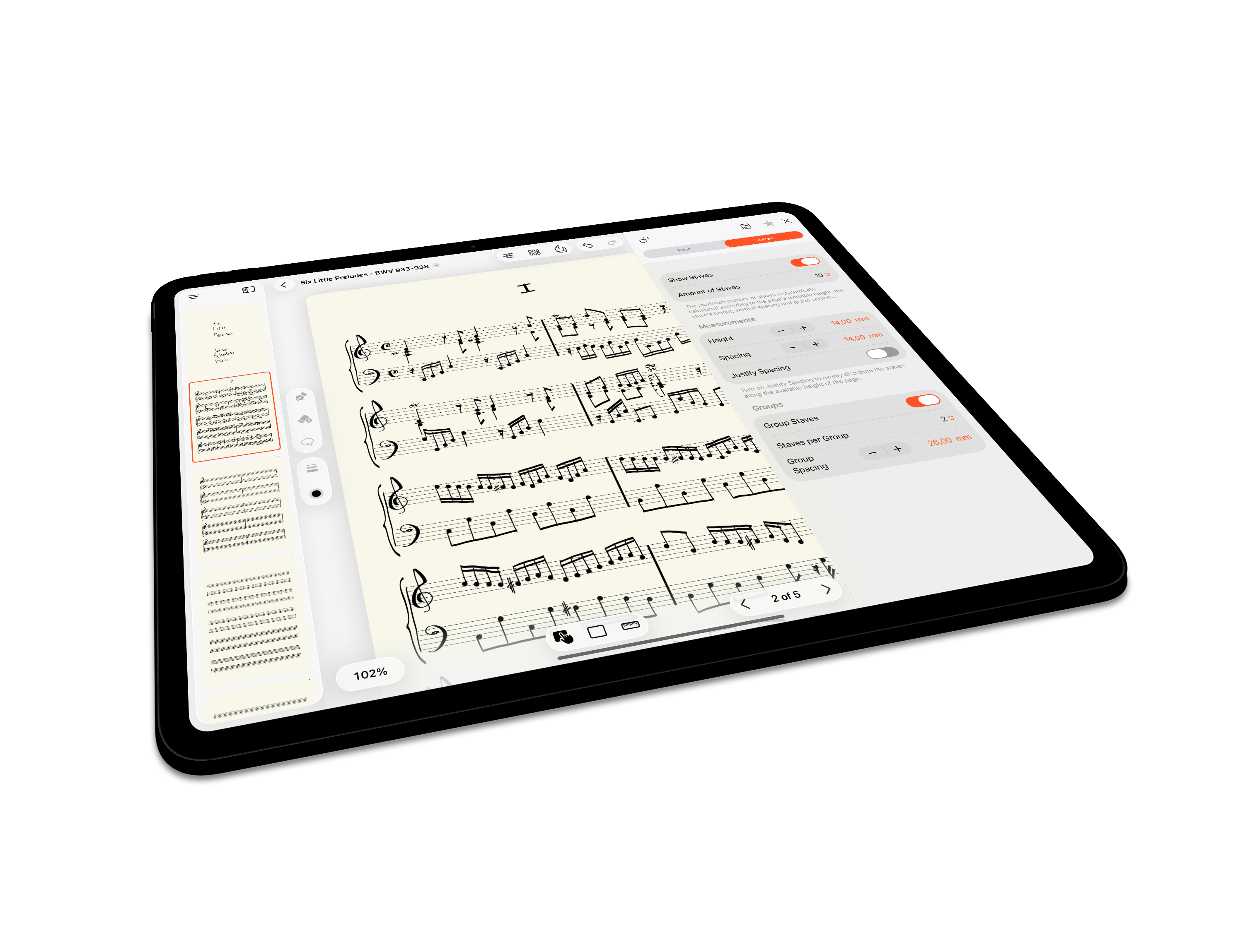 MusicPad on iPad